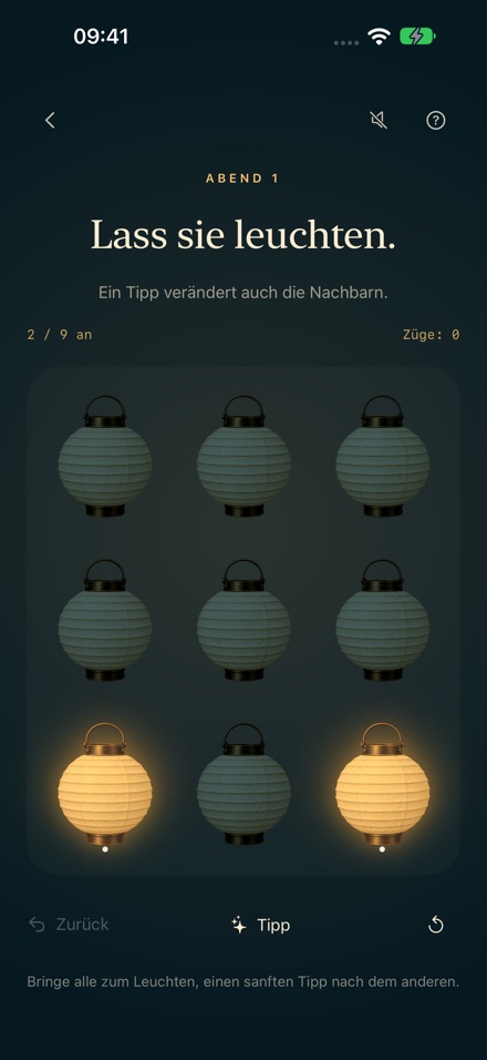 Lass sie leuchten.