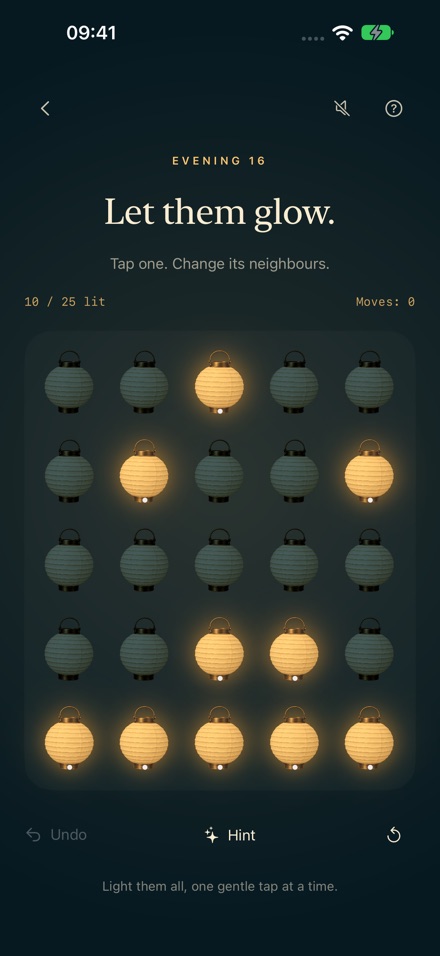 Light them all, one gentle tap at a time.